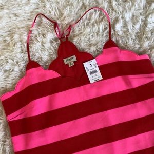 NWT J. Crew Stripe Tank